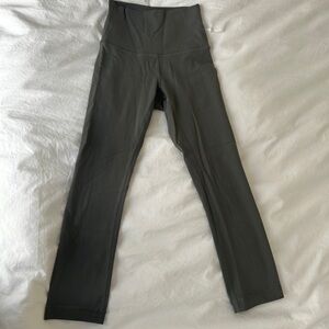 Lululemon High-Waisted Grayish Green Leggings